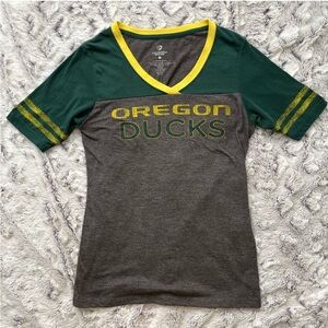 Colosseum Women’s Small Oregon Ducks Short Sleeve Jersey T Shirt